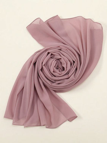 Pinkish Brown - Premium Georgette Chiffon Hijab