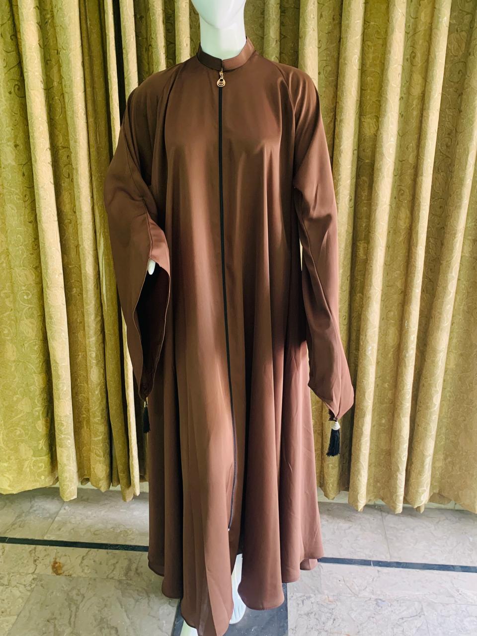 Zipper Abaya only abaya Georgette Abaya for Girls women Modest Abaya Islamic Dress Elegant Abaya Fashion Traditional Abaya Women's Abaya Black Abaya Designer Abaya