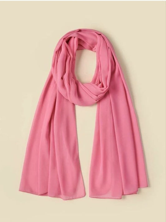 Salmon Pink - Premium Georgette Chiffon Hijab