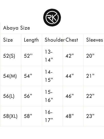 Balloon Sleeves Maxi Abaya