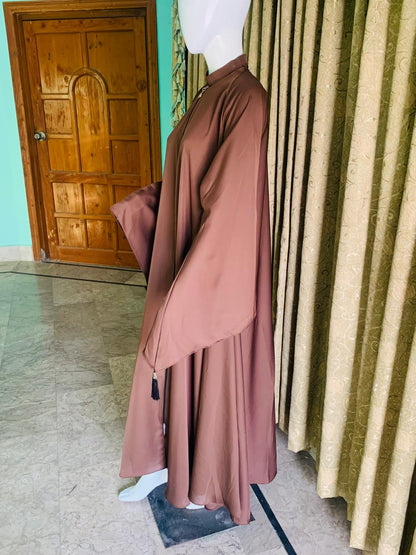 Zipper Abaya only abaya Georgette Abaya for Girls women Modest Abaya Islamic Dress Elegant Abaya Fashion Traditional Abaya Women's Abaya Black Abaya Designer Abaya