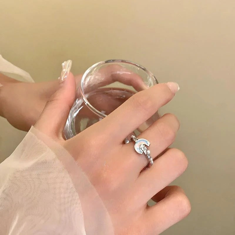 UNI-10875 - Moon Silver - Ring